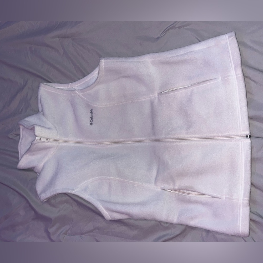 Columbia fleece vest women’s Large